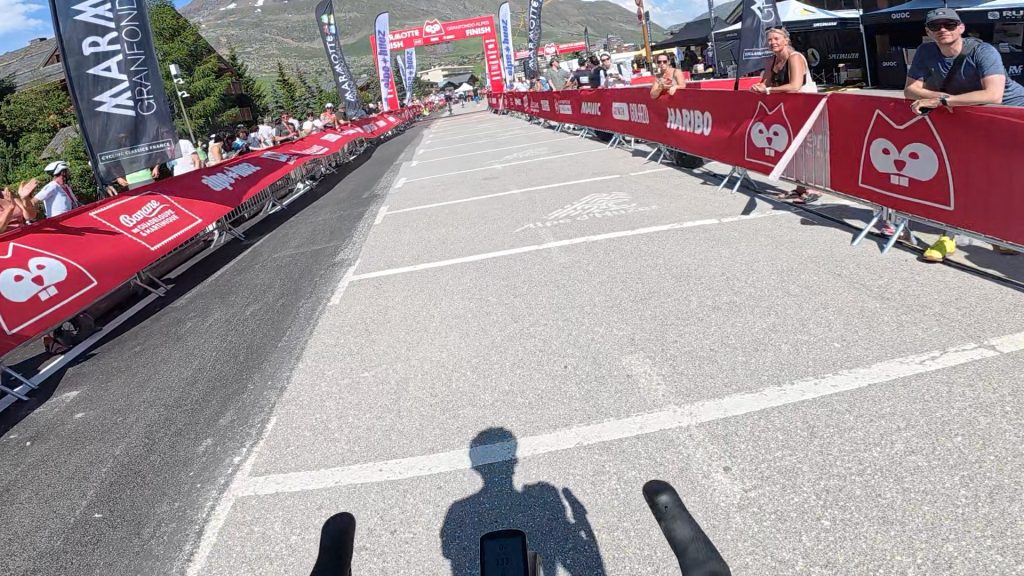 La Marmotte Finish line