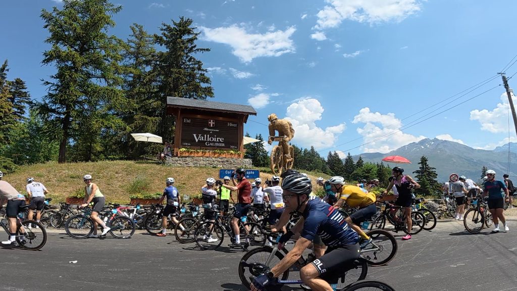 La Valloire at the top of the  Col du Telegraph
